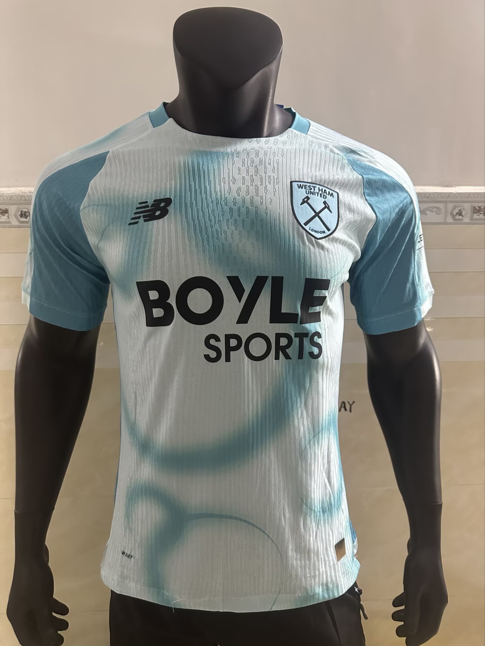 AAA Quality Westham 26/27 Third Light Blue Jersey(Player)
